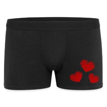 1. 1 Jahr. 1. JUBILÄUM. 1-JÄHRIGES JUBILÄUM - Männer Boxer Shorts - Schwarz - Vorne