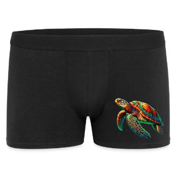 Sea turtle - Men's Boxer Shorts - black - Front