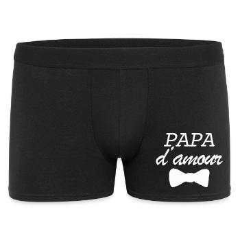fêtes des pères cadeau fête des pères - Boxer Homme - noir - Devant