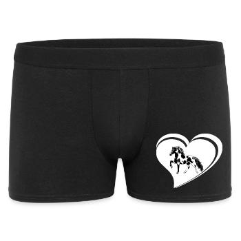 Noble escargot de cheval islandais à Tölt dames filles - Boxer Homme - noir - Devant