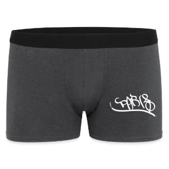 Urban Graffiti Lettering Design Paris - Men's Boxer Shorts - charcoal grey - Front