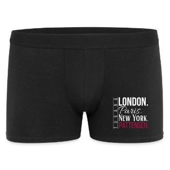 London Paris New York Pattensen - Men's Boxer Shorts - black - Front