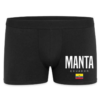 Manta Ecuador Ecuadorianer - Männer Boxer Shorts - Schwarz - Vorne