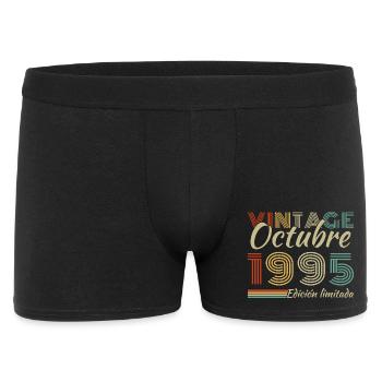 Octobre 1995 Vinatge Retro Cadeau d’anniversaire - Boxer Homme - noir - Devant