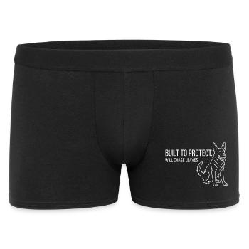 Une âme fidèle sur quatre pattes – German Shepherd Love - Boxer Homme - noir - Devant