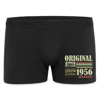 Original 1956 Vintage Vintage Birthday Retro - Men's Boxer Shorts - black - Front