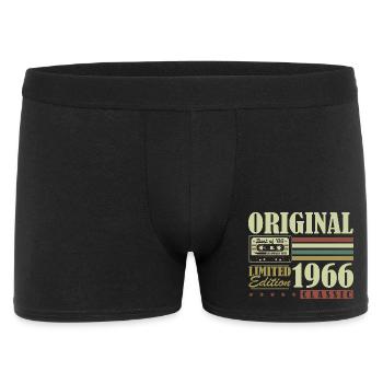 Original 1966 Vintage Vintage Birthday Retro - Men's Boxer Shorts - black - Front
