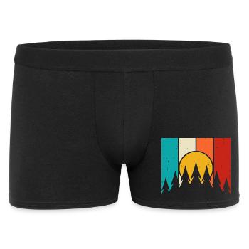 Randonnée Randonneur Alpiniste Cadeau - Boxer Homme - noir - Devant