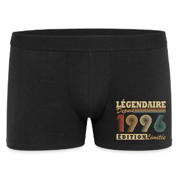 Legendary Since 1996 Vintage Birthday Gift - Men's Boxer Shorts - black - Front