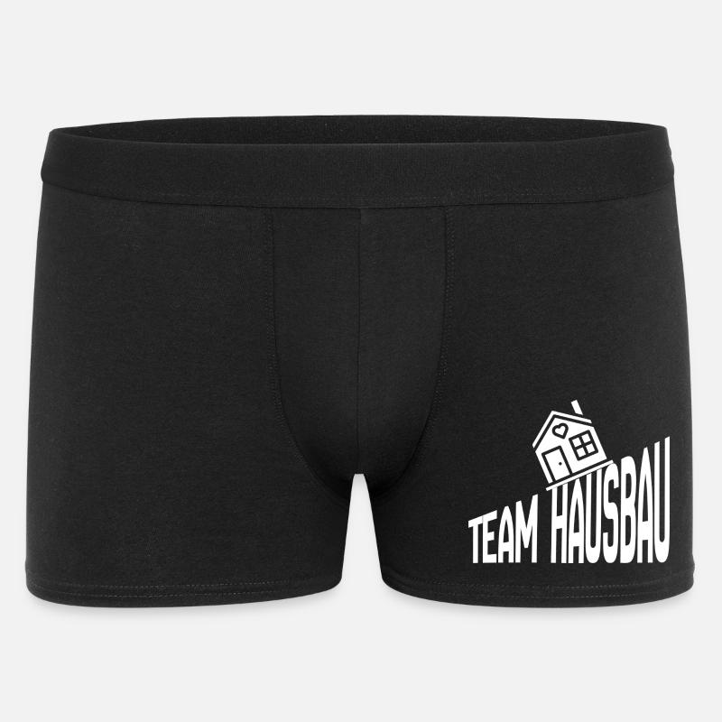 Construction de maisons d’équipe - Boxer Homme - noir