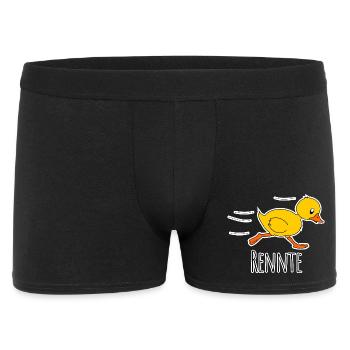 Funny race race for joggers and marathon - Men's Boxer Shorts - black - Front
