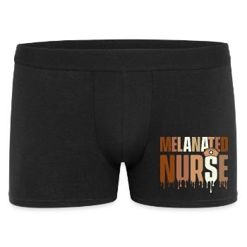 Melanated Nurse – HBCU Melanin Pride - Men's Boxer Shorts - black - Front