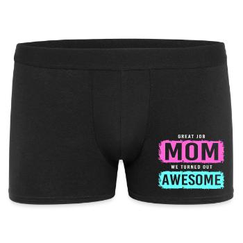 Maman célibataire Maman célibataire Maman célibataire - Boxer Homme - noir - Devant