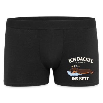 Dachshund Clothes Gifts I Dachshund Now - Men's Boxer Shorts - black - Front