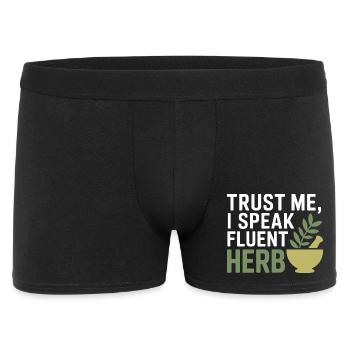 Équipement certifié spécialisé en phytothérapie clinique - Boxer Homme - noir - Devant