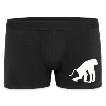 Monkey Silhouette - Men's Boxer Shorts - black - Front