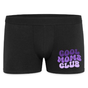 Cool Moms Club - Muttertag Mama Geschenk - Männer Boxer Shorts - Schwarz - Vorne