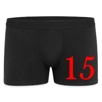 15. 15 YEARS. 15th ANNIVERSARY. 15 YEAR ANNIVERSARY. - Men's Boxer Shorts - black - Front