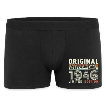 1946 Vintage Rétro Cadeau D'anniversaire - Boxer Homme - noir - Devant