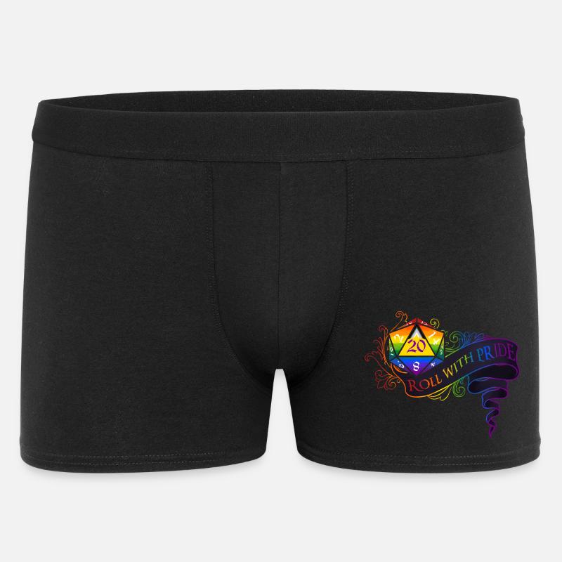 Roll with PRIDE again! - Men's Boxer Shorts - black
