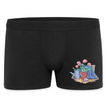Art décoratif de jardin - Boxer Homme - noir - Devant
