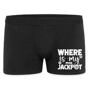 Joueur de bingo, où est mon jackpot, bingo ? - Boxer Homme - noir - Devant