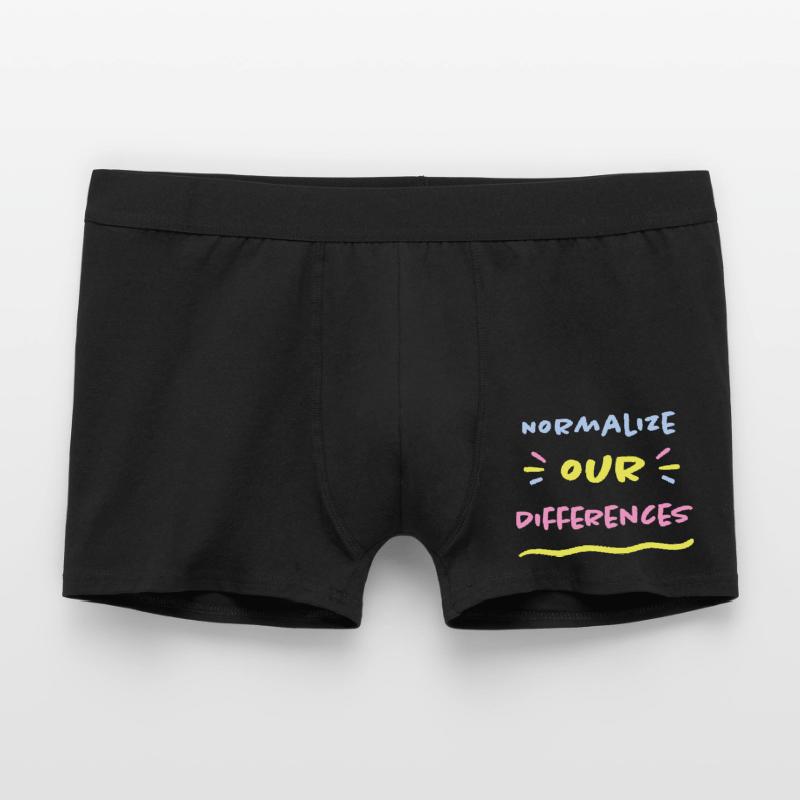 Normalize our Differences - Inclusion ASD ADHD Men's Boxer Shorts