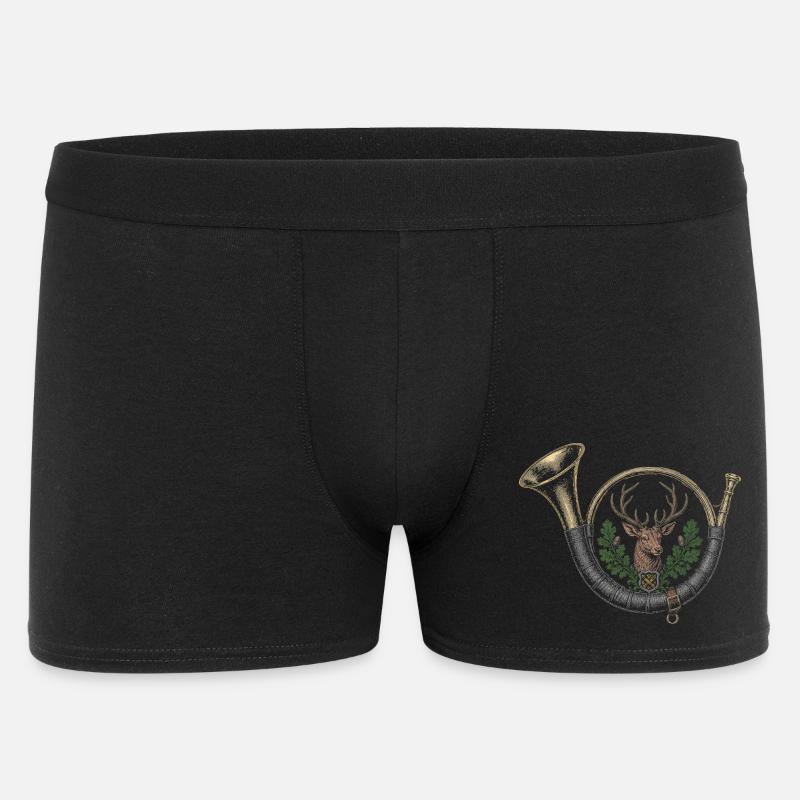 bugle - Men's Boxer Shorts - black