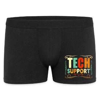 Support technique Rétro coloré - Boxer Homme - noir - Devant