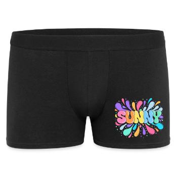 Sunny PopArt Multicolor - Men's Boxer Shorts - black - Front