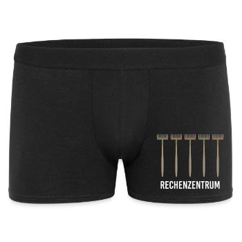 Rechenzentrum Gärtner Garten Gartenarbeit - Männer Boxer Shorts - Schwarz - Vorne