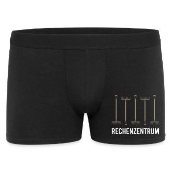 Leiter vom Rechenzentrum Gartenoutfit Gartenarbeit - Männer Boxer Shorts - Schwarz - Vorne