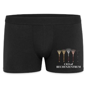 Rechenzentrum Design Gartengeräte Rechen Leiter - Männer Boxer Shorts - Schwarz - Vorne