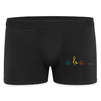 GELIEBTE. VIELEN DANK. DANKE HERRIN. GELIEBTE - Männer Boxer Shorts - Schwarz - Vorne