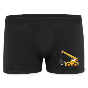 Grue de démolition pour enfants - Boxer Homme - noir - Devant
