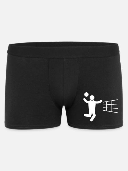 Volleyball Volleyballspieler Volleyballspielerin - Männer Boxer Shorts - Schwarz