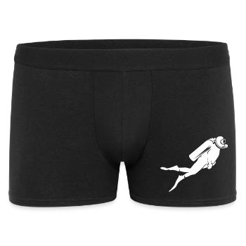 Illustration d’icône sous-marine de plongée de mer - Boxer Homme - noir - Devant