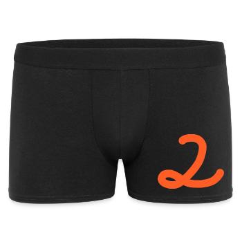 2 Number two number - Men's Boxer Shorts - black - Front