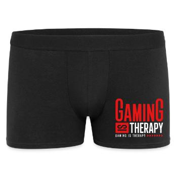 LE JEU EST UNE THÉRAPIE - Boxer Homme - noir - Devant