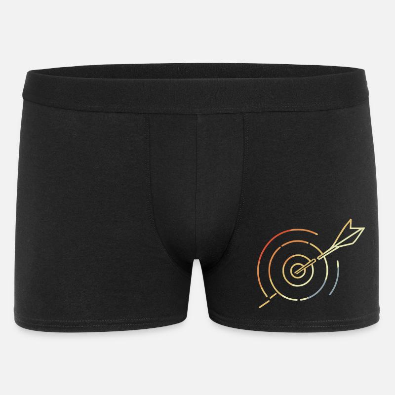 Cible de tir à l’arc - Boxer Homme - noir