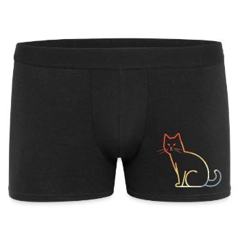 Cat Retro - Men's Boxer Shorts - black - Front