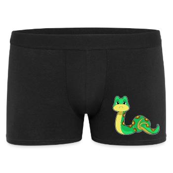 Funny snake - Men's Boxer Shorts - black - Front
