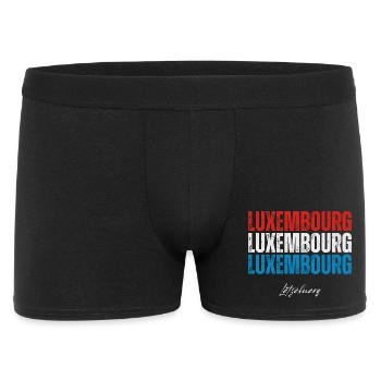Flag of Luxembourg, Luxembourg pride - Men's Boxer Shorts - black - Front
