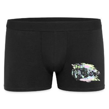 Vieux tracteurs - Boxer Homme - noir - Devant