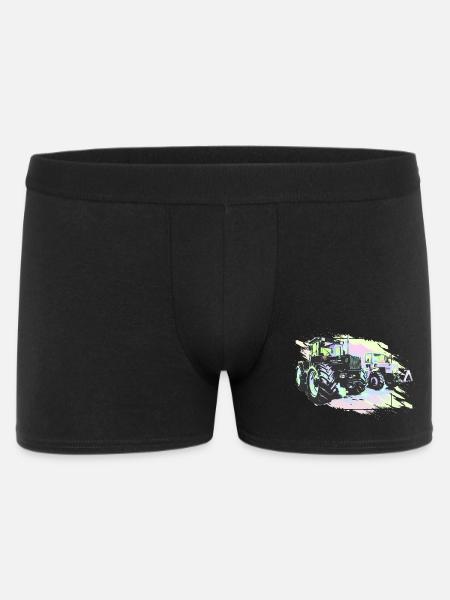 Old tractors - Men's Boxer Shorts - black
