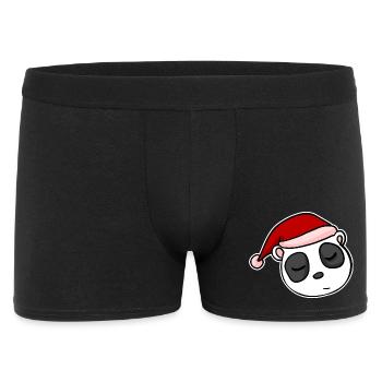 Panda Christmas Christmas Advent - Men's Boxer Shorts - black - Front