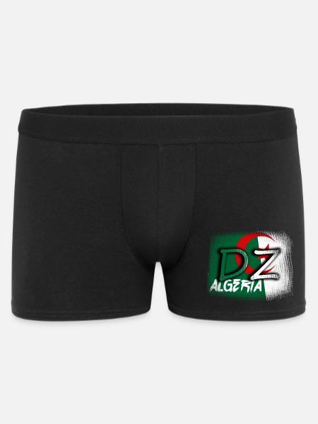DZ Algérien Algérie Grand Les Algériens - Boxer Homme - noir