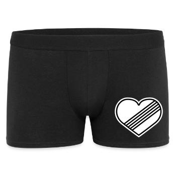 Full throttle heart against speed limit - Men's Boxer Shorts - black - Front