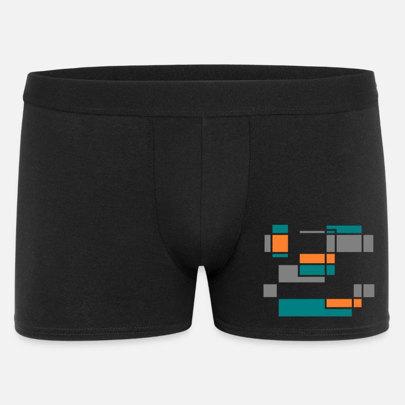 Graphic No.1 - Männer Boxer Shorts - Schwarz