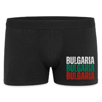 Drapeau bulgare, fierté bulgare - Boxer Homme - noir - Devant